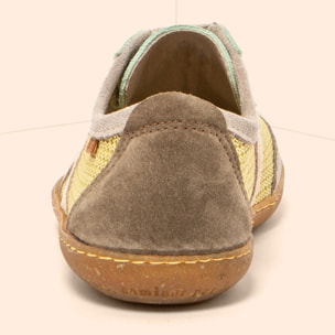 Zapatos N5293 MULTI MATERIAL OLIVE-MENTA/ EL VIAJERO color Olive-menta