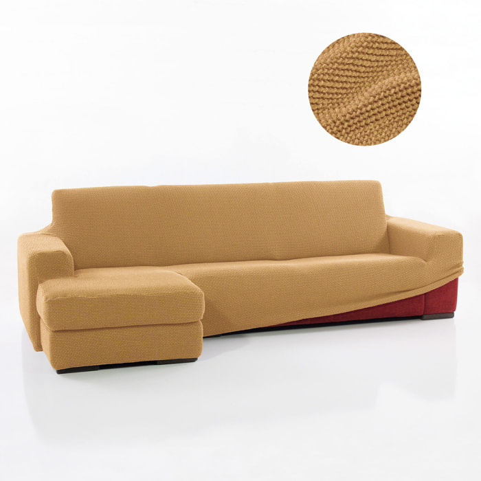 Funda para Chaise Longue izquierdo (visto de frente) brazo largo SÚPER ELÁSTICA modelo HELENA