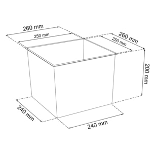 2 unidades de macetero zanvic urbi 26,6 litros de plástico fower pot con interior liner 27 x 27 x 50 cm blanco