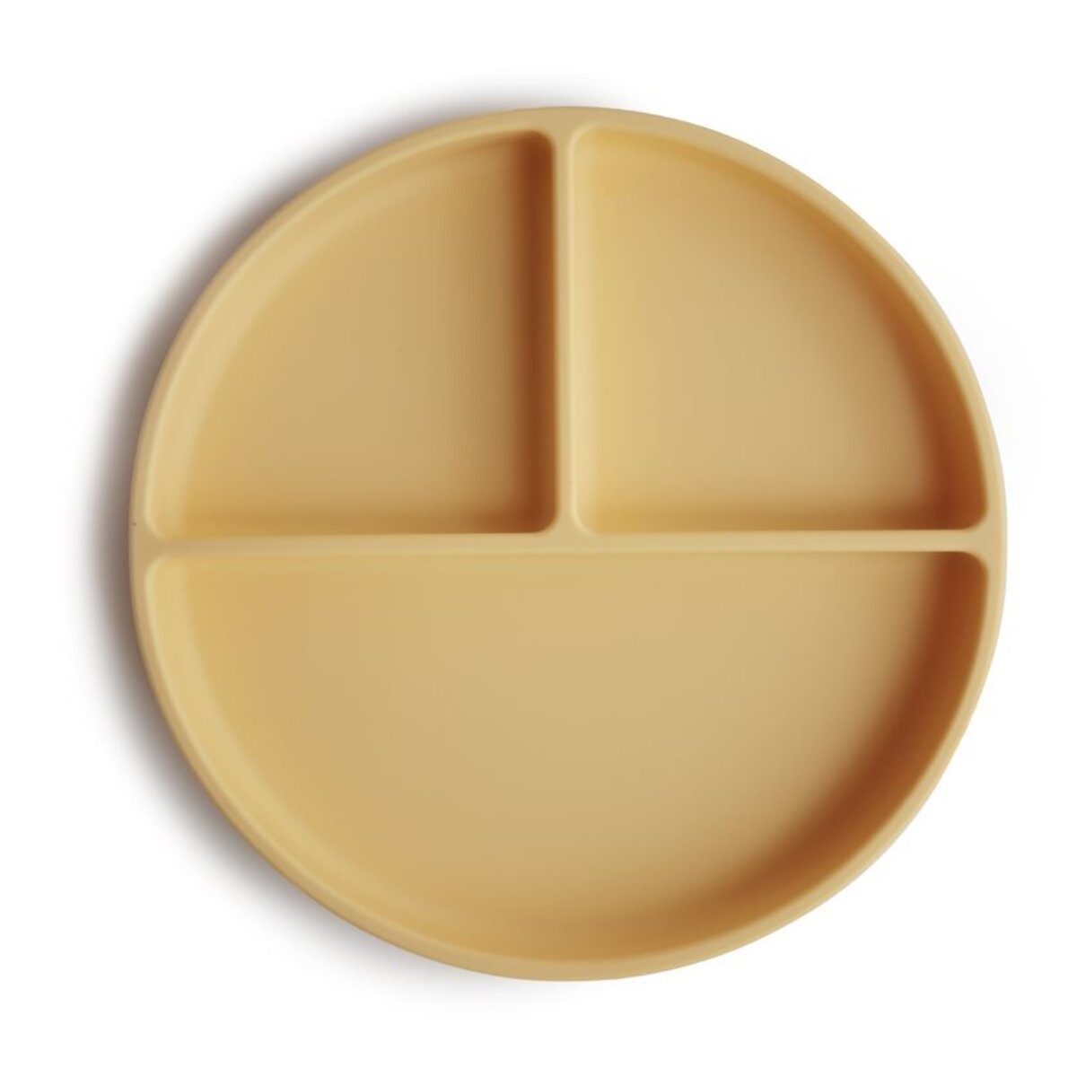Mushie Plato Ventosa-Compartimentos Solid