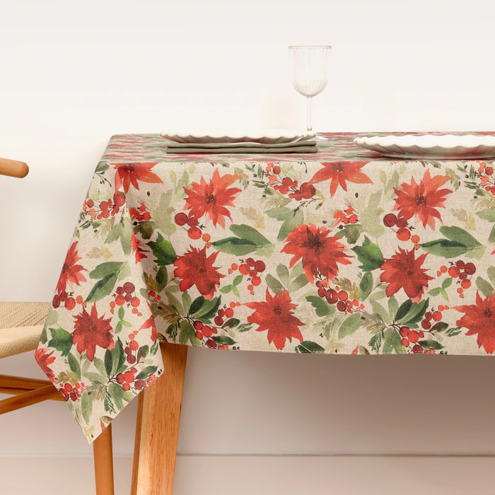 Nappe en résine Anti-tâches Toucher du Tissu Merry Christmas 48 Lurex