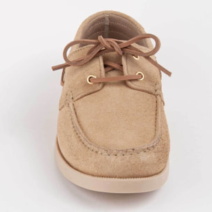 Náutico De Piel - Beige