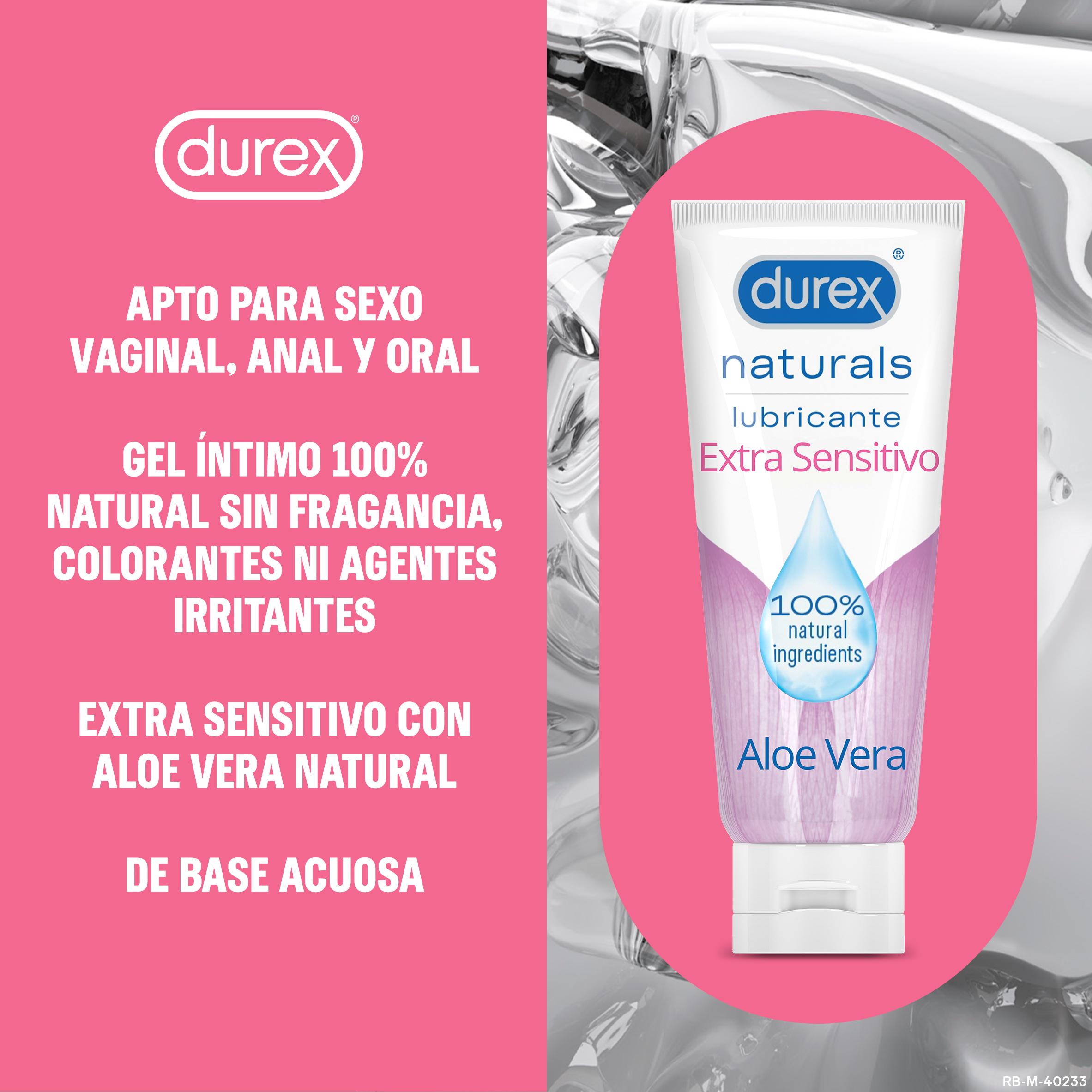 LUBRICANTE ÍNTIMO NATURALS EXTRA SENSITIVO - 100% INGREDIENTES NATURALES ALOE VERA - 100 ML