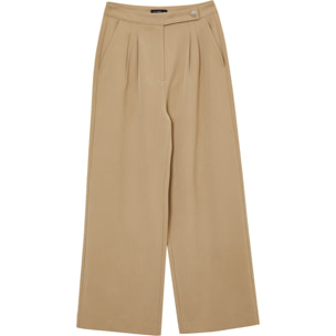 Pantalone lungo bottone oro