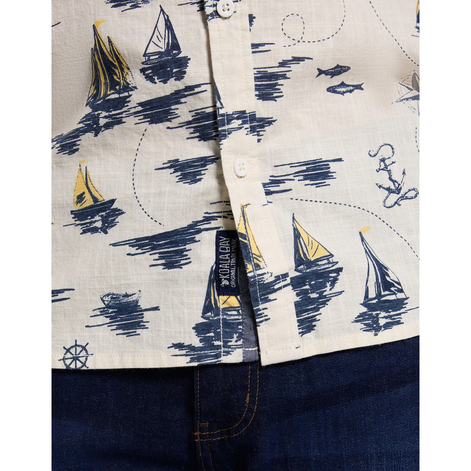 Camisa Manga Corta Blanca - Seaships