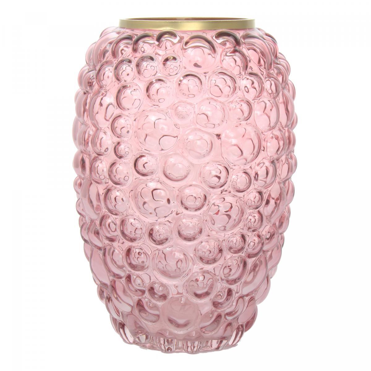 Vase soufflé à la bouche en verre KOBI
