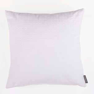 Housse de coussin Waffle Blanc 50x50 cm