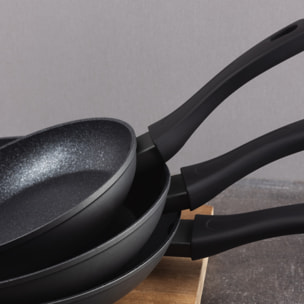 Set de 3 Sartenes en Aluminio forjado Ø20Ø24Ø28cm WILLOW San Ignacio