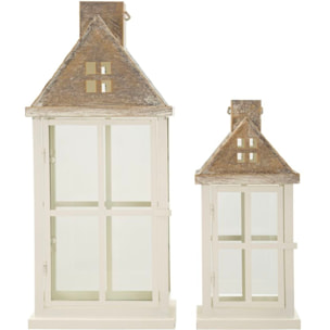 LANTERNE HOME COPPIA CM 24,5X24,5X55-17X17X37,5
(VETRO TEMPERATO)