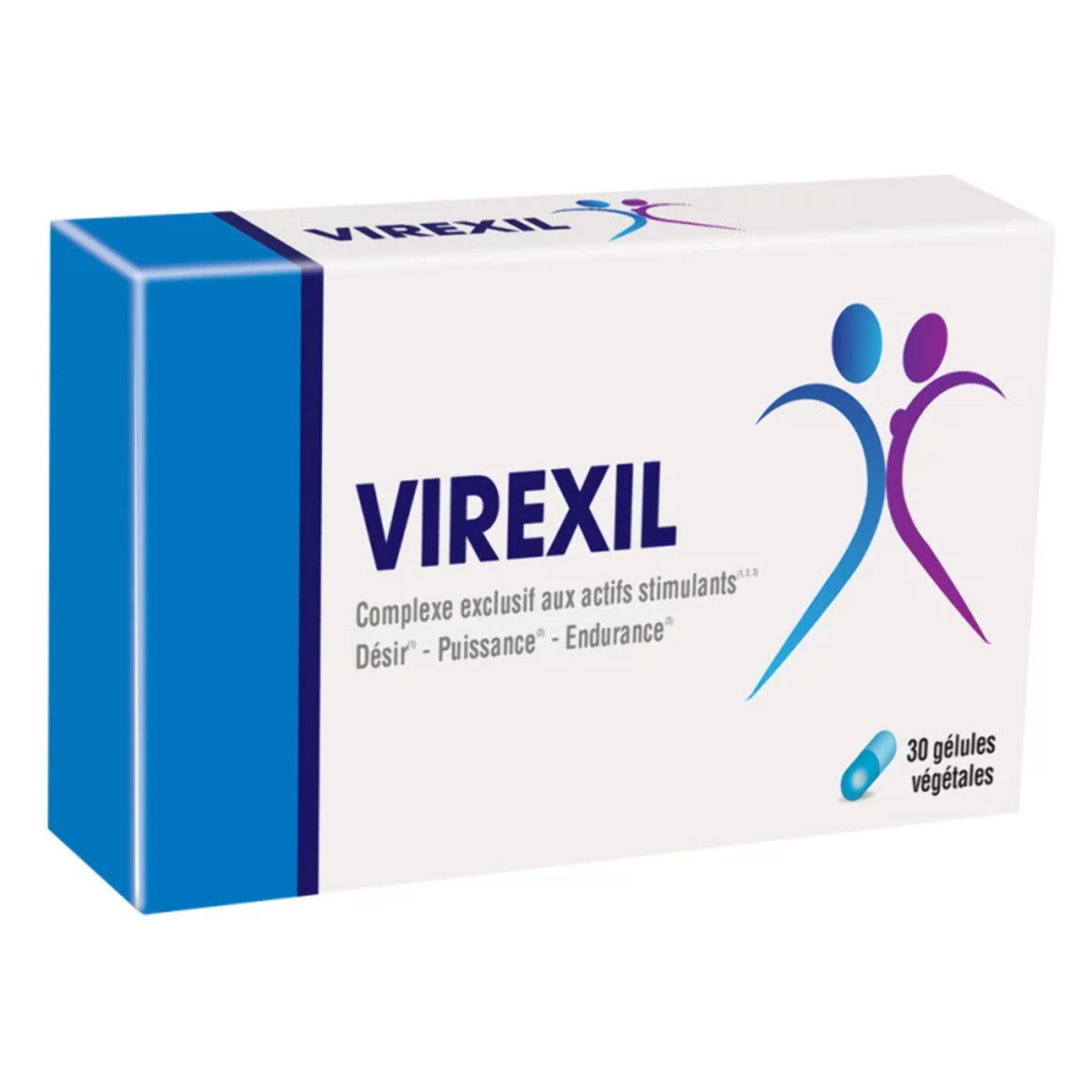 NUTRIEXPERT – Virexil – Aide à maintenir l'endurance – Stimule la libido et le désir – Contribue à une spermatogénèse normale – Complexe aux Actifs stimulants – Actifs d'origine naturelle - 30 gélules