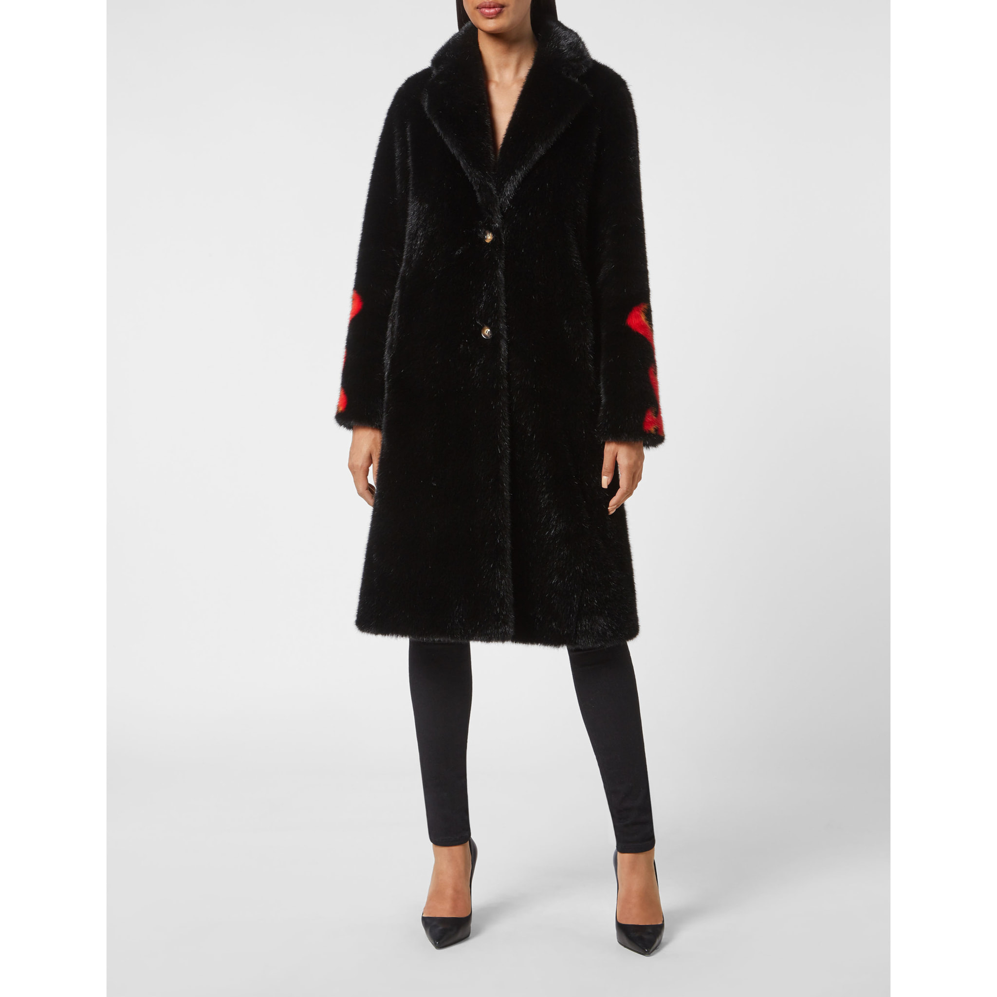 PHILIPP PLEIN ABRIGO LARGO LIL’ MONSTERS GANG