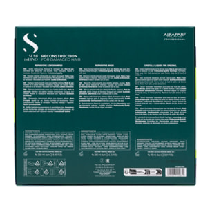 ALFAPARF MILANO Set Holiday Semi Di Lino Reconstruction Shampoo 250ml + Mask 200 + Oil 15ml