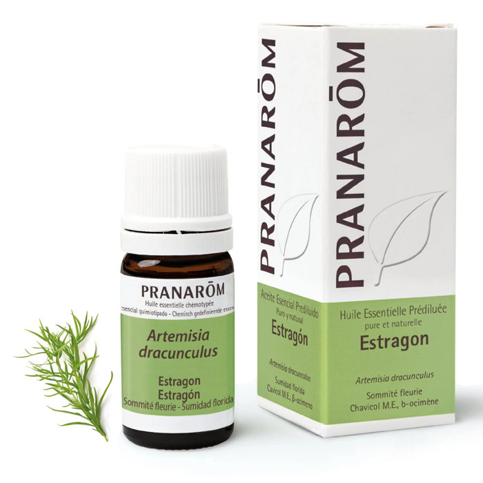 Pranarom - Huile Essentielle d'Estragon (Prédiluée) - 5 ml