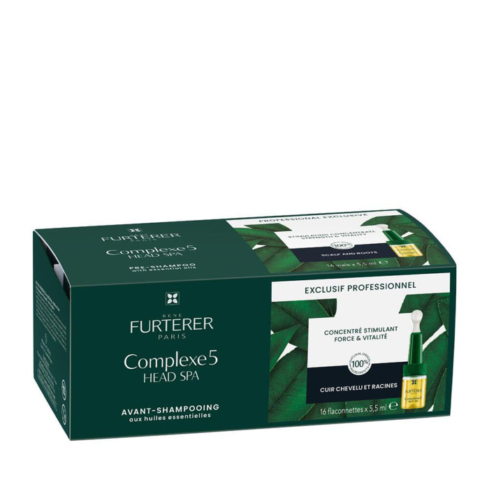 Complexe 5 Head SPA - Concentré Stimulant Force & Vitalité 16x5,5 ml