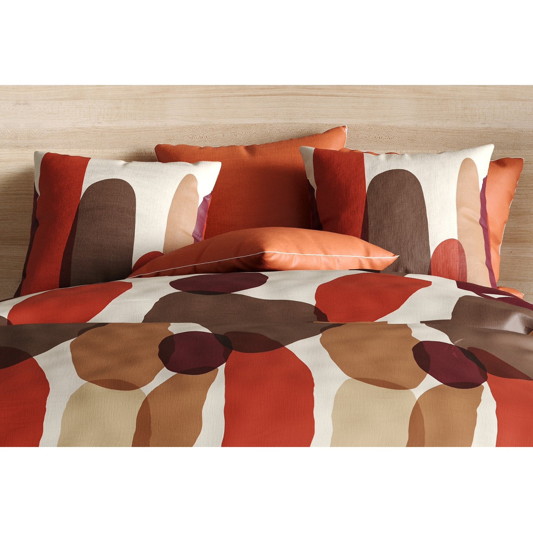 Parure De Couette 3pcs 100% Coton 57 Fils/cm2-jopline