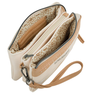 Cartera De Mano Triple Skpat Galatea Beige