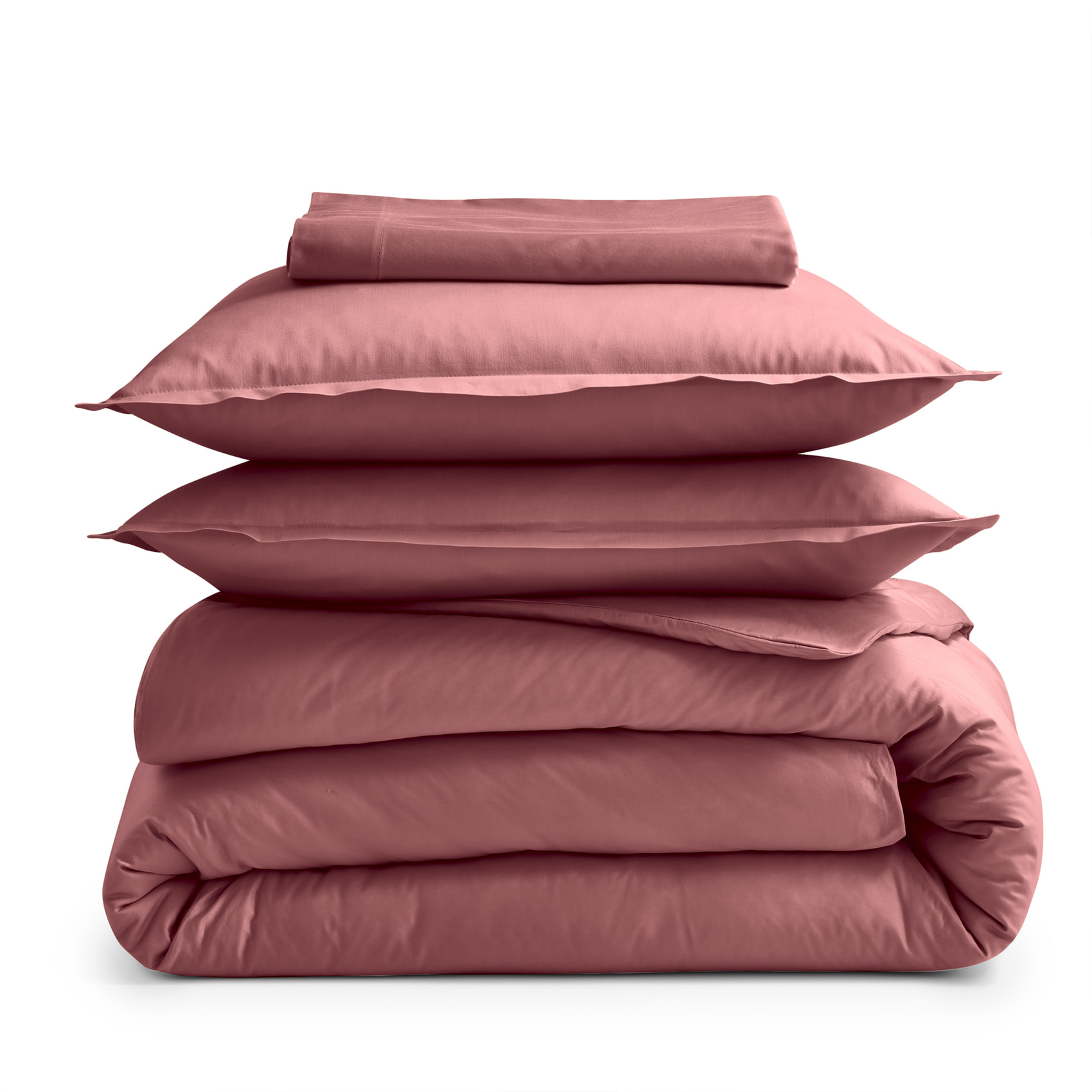 Taie d’oreiller percale de coton made in France - Bordeaux