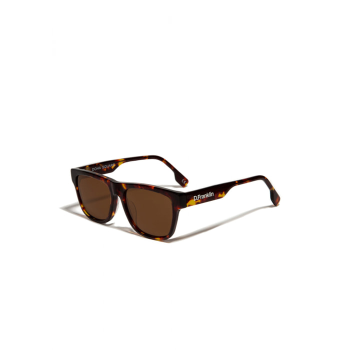 Gafas de Sol Doha Square Dark Carey / Brown D.Franklin