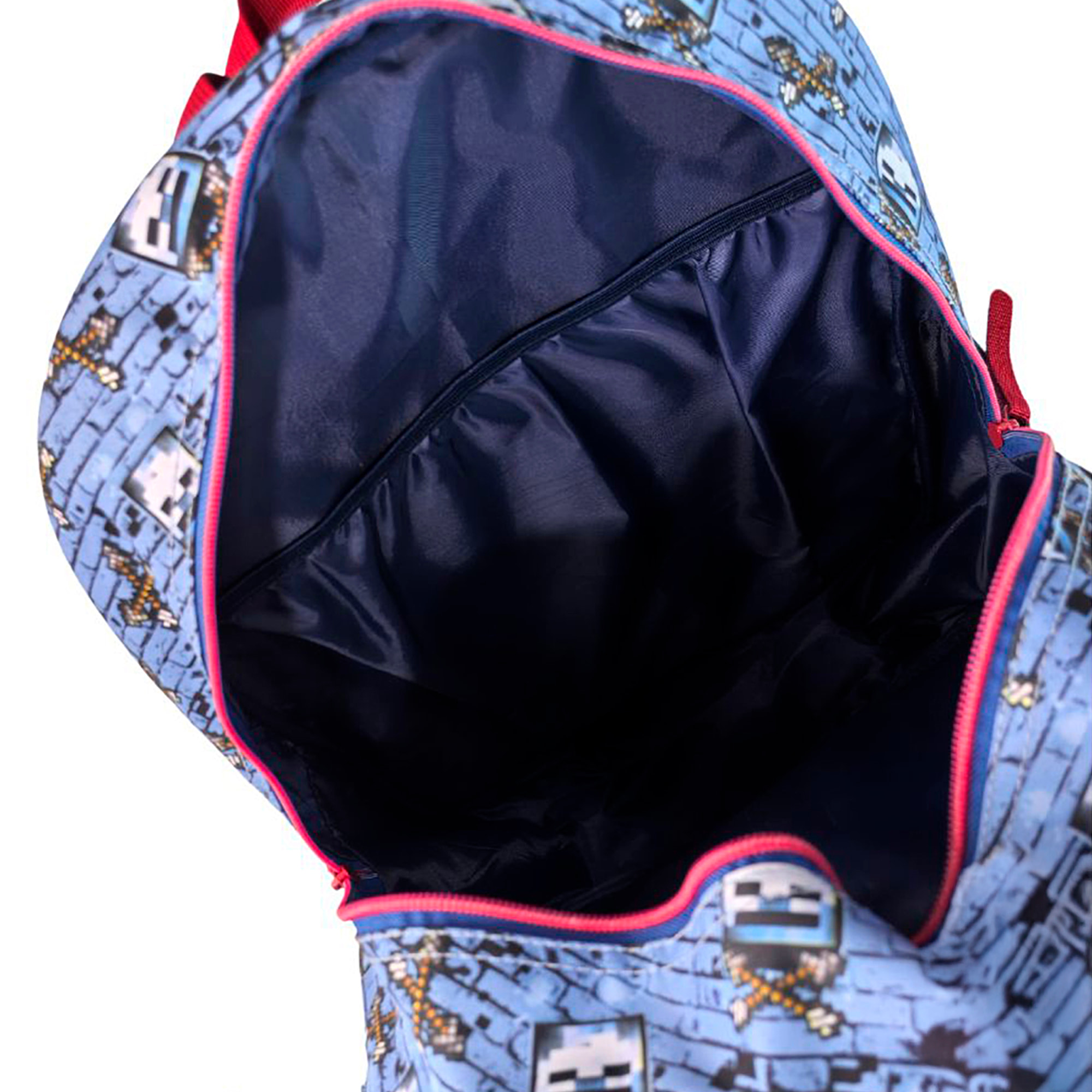 Minecraft Comportamento Ostile Zaino Primario con doppio compartimento adattabile al carrello.