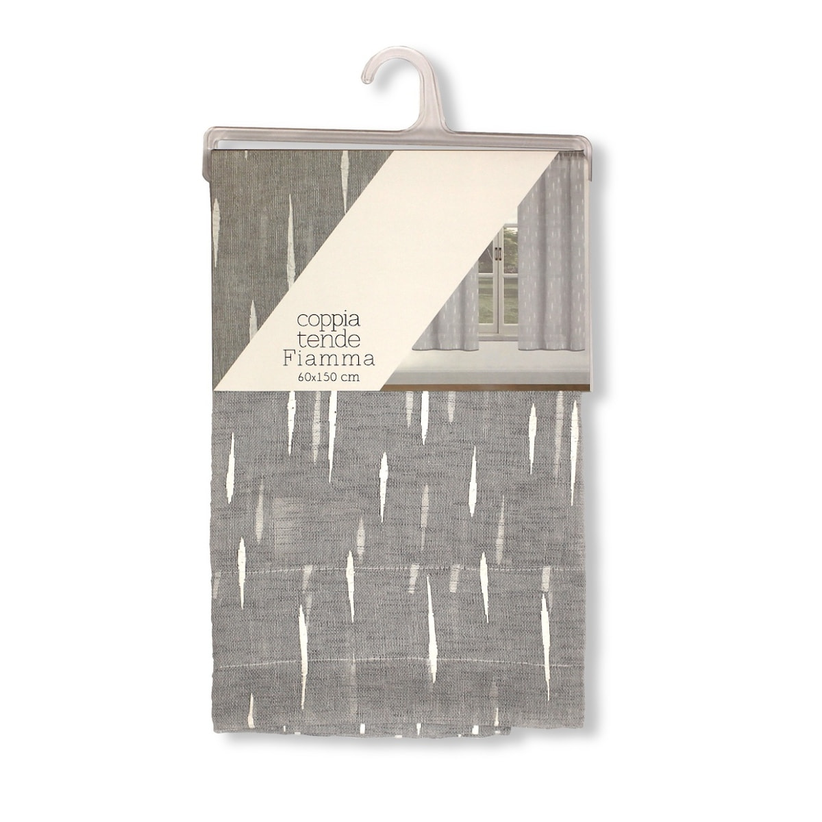 COPPIA TENDE PER FINESTRA DIS. FIAMMA 60X150 CM COLOR GRIGIO