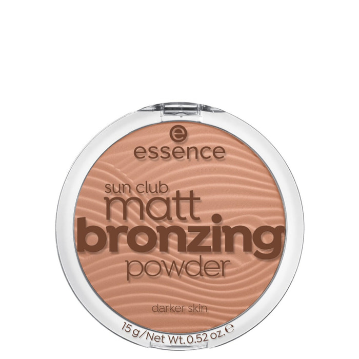 Sun Club Matt Bronzing Powder - Poudre Bronzante Matifiante