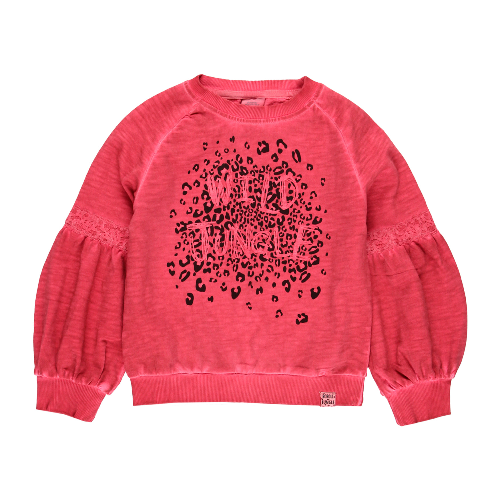 Sudadera felpa tintada de niña