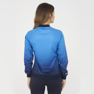 Giacca sportiva da running donna BLAS azzurra
