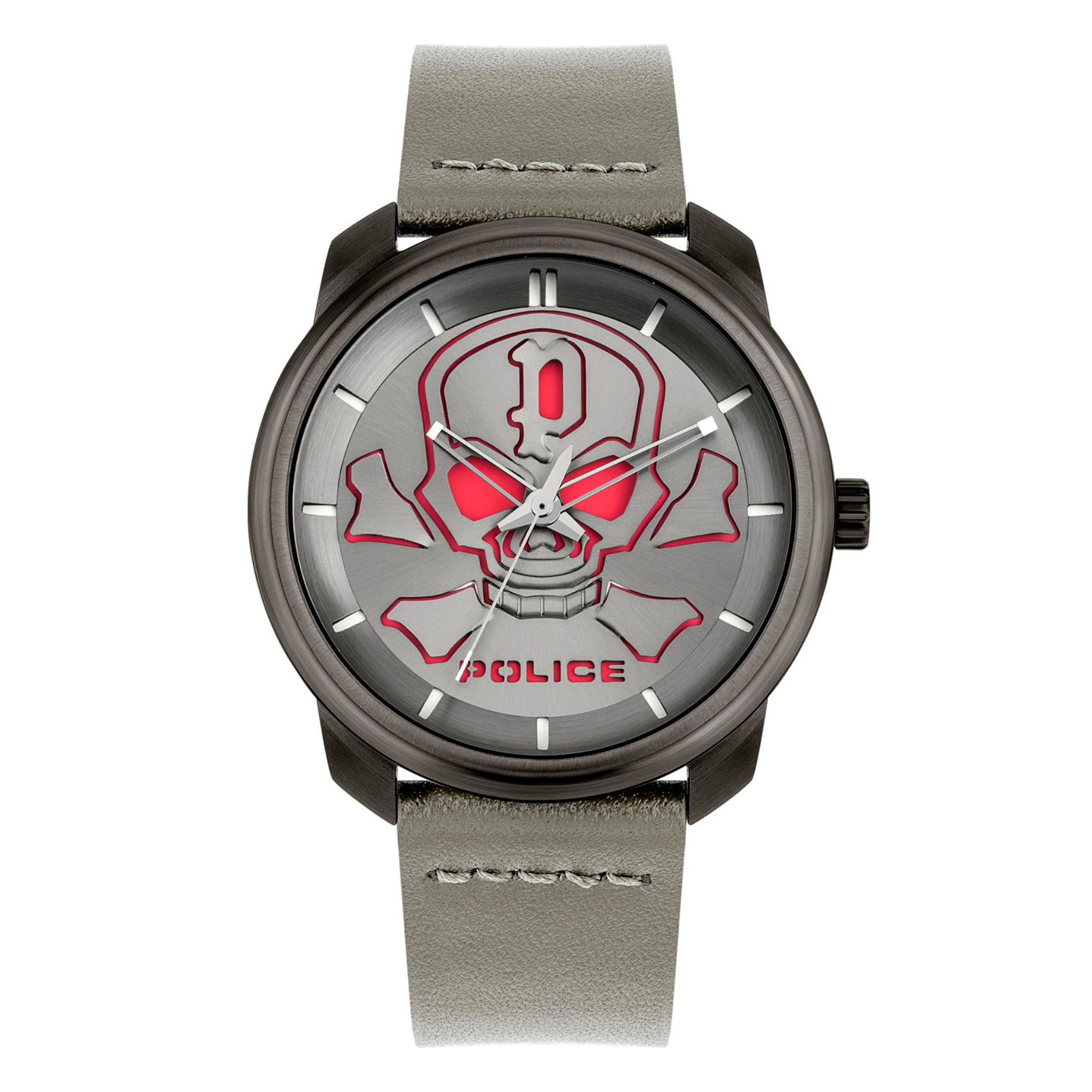 Reloj Police PL.15714JSU-61 Hombre Analogico Cuarzo con Correa de Cuero
