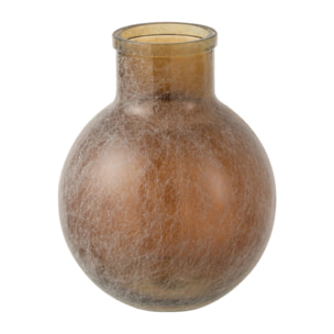 J-Line vase - verre - marron - 31 cm de hauteur