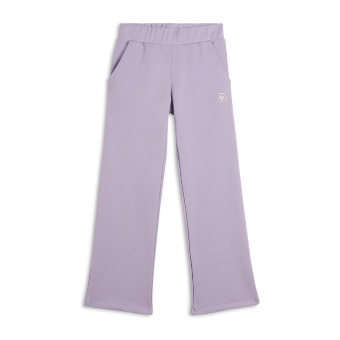Pantaloni sportivi Bambina a gamba ampia e tasche interne