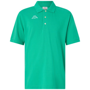Polo Shirts Kappa Uomo Logo Life Mss Verde
