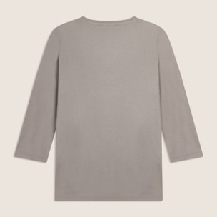 T-shirt manica 3/4 "Authentic" con logo FREDDY in strass