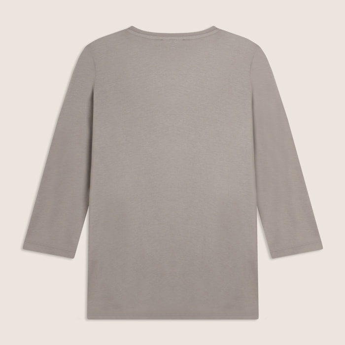 T-shirt manica 3/4 "Authentic" con logo FREDDY in strass