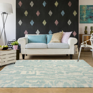 Tapis salon et chambre fait à la main en laine motif abstrait