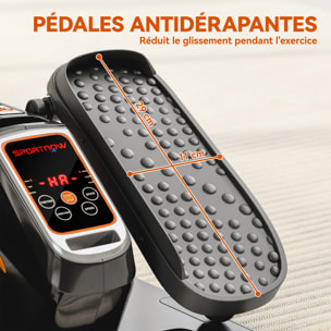 Mini Vélo elliptique 12 vitesses mode manuel & auto 3 programmes télécommande écran LCD