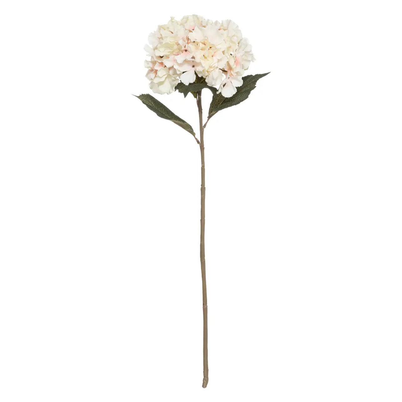 Tige d'hortensia artificiel rose H83cm