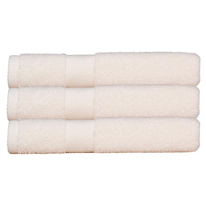 Lot de 3 serviettes éponge 500 gr/m2