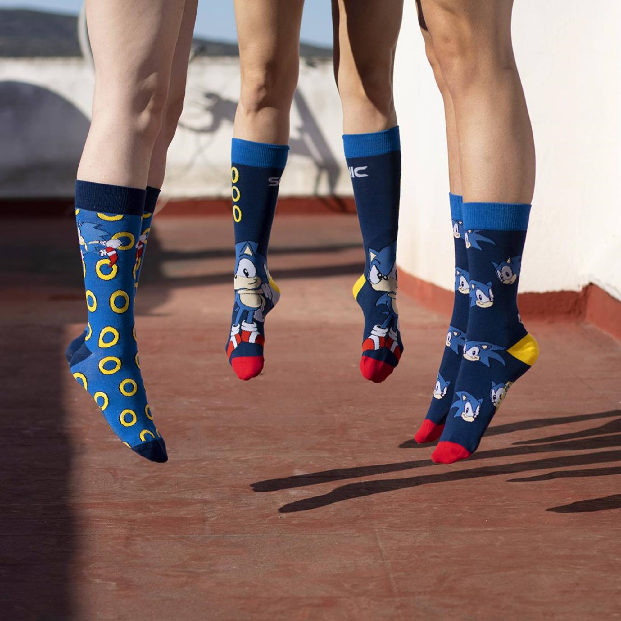 Pack de 3 calcetines diseño sonic