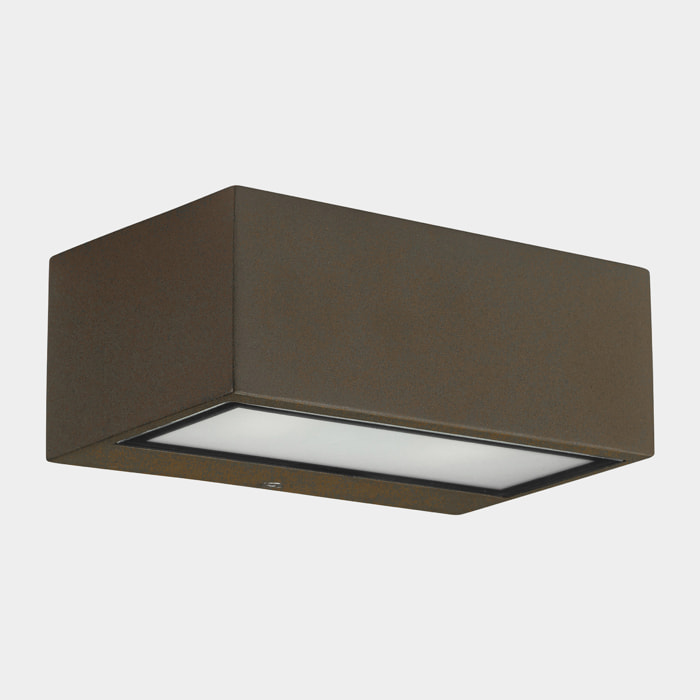 LEDS C4 Aplique Ip65 Nemesis Led 90*220Mm Led 17.5Naw Sw 2700-3200-4000K On-Off Marrón