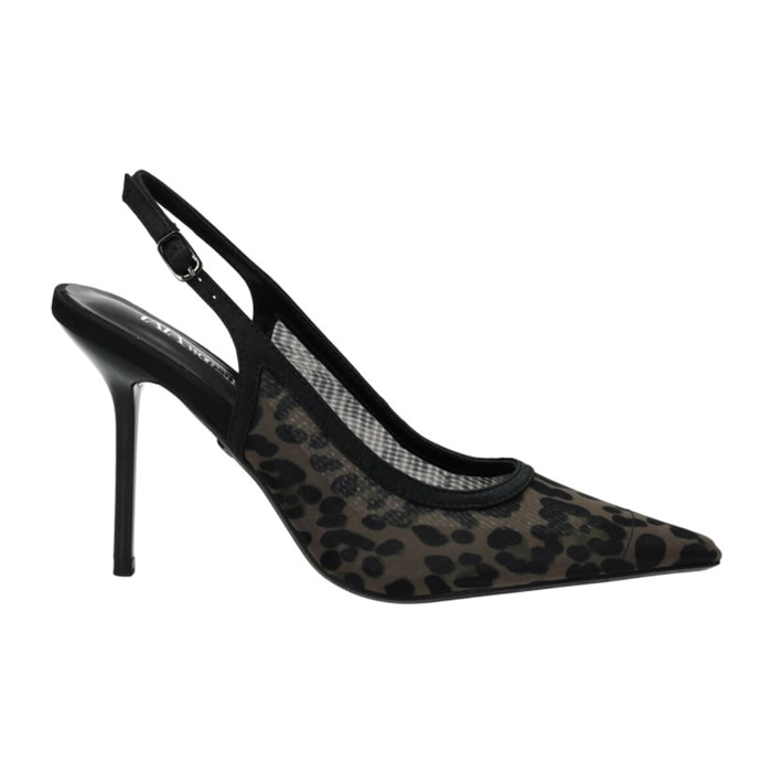 Décolleté sling back Donna Tata Italia Marrone