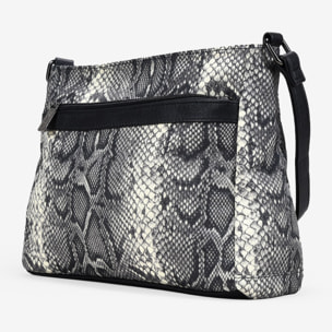 Bolso bandolera serpiente con bolsillos