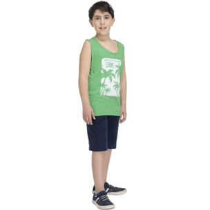 Completo smanicato da bambino Beach