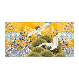 Tappeto Excelsa Kimono in poliestere e cotone 55x110x0,7 cm multicolore