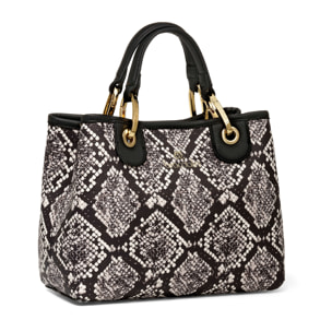 Borsa a mano  da donna In Poliestere e Poliuretano Prodotto artigianale 28x21,5x13 cm