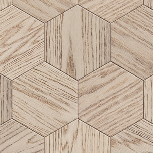 Stickers adhesivos de CERAMIKO - Hexágonos madera 5 50x100