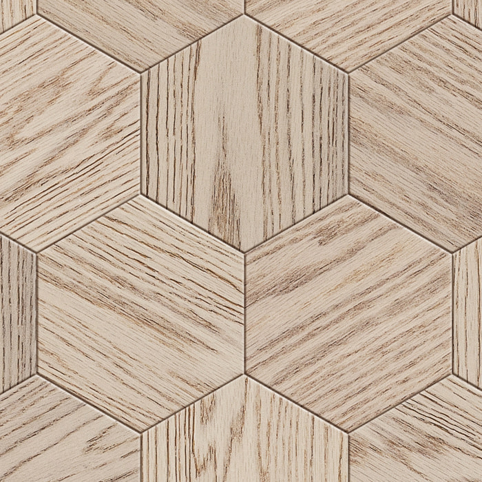 Stickers adhesivos de CERAMIKO - Hexágonos madera 5 50x100