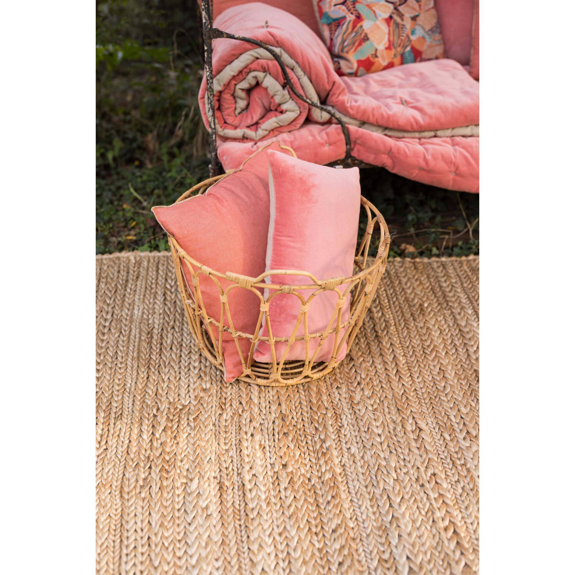 Coussin uni Elise