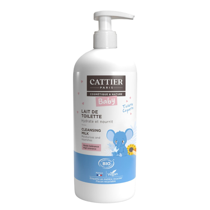 Lait de Toilette Bébé - Visage et Corps 500 ml