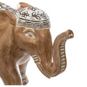 Éléphant Léo H.11,5cm résine