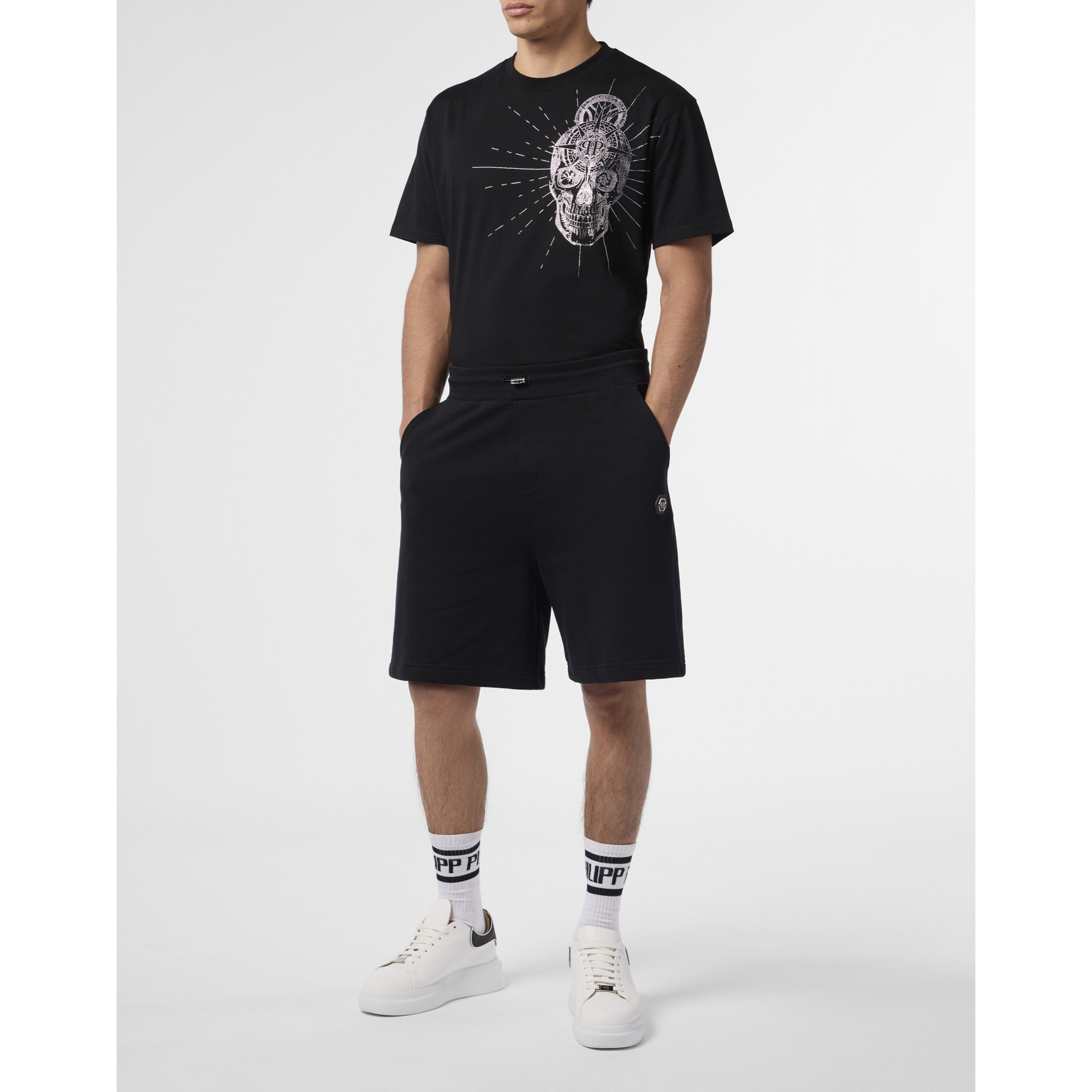 PHILIPP PLEIN Fleece Shorts Basic